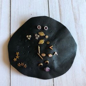 Set of 9 Free People Star Moon Planet Stud Earring